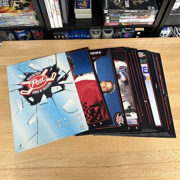 1994-95 Post Cereal NHL/NHLPA Collector Series Complete Set Oversize Cards - Picture 1 of 11